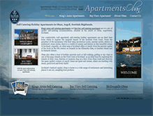 Tablet Screenshot of apartmentsoban.co.uk